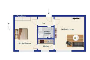 Stilvolle 2-Zimmer-Wohnung in hervorragender Lage von München-Schwabing – Die vollständige Adresse der Immobilie erhältst du vom Anbieter., 80802 Münchner Freiheit, München – Vorschaubild 12