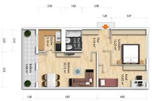 Eigentumswohnung - Fair kalkuliert inkl. Erbbaurecht - in ruhiger Lage  2. OG in Großzschachwitz