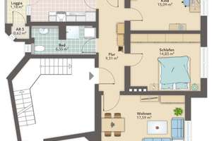 Modernisierte 3-Zimmer-Wohnung in Bremerhaven-Lehe mit Balkon! – Fritz-Reuter-Straße 42, 27568 Lehe, Bremerhaven – Vorschaubild 9