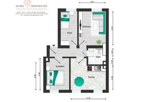 vermietete 3-Zimmer-Wohnungen mit stabiler Rendite in Augsburg/Lechhausen – Die vollständige Adresse der Immobilie erhältst du vom Anbieter., 86167 Lechhausen-West, Augsburg – Vorschaubild 13