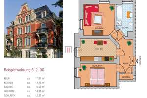 * Leerstehende Eigentumswohnung mit modernisierungsbedarf als Kapitalanlage in beliebtem Stadtteil * – Die vollständige Adresse der Immobilie erhältst du vom Anbieter., 1309 Striesen-Ost, Dresden – Vorschaubild 13