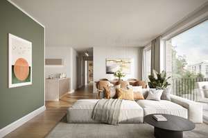 RESERVIERT - Bezugsfertig - Hochwertiger Neubau - 4-Zimmer-Wohnung - Wohnung 02 – Bismarckstraße 20/1, 72764 Reutlingen-Mitte, Reutlingen – Vorschaubild 1