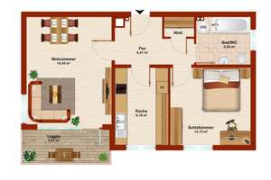 Endetagenwohnung mit Balkon und Stellplatz. Renovierungsbedürftig – Die vollständige Adresse der Immobilie erhältst du vom Anbieter., 24148 Ellerbek, Kiel – Vorschaubild 21