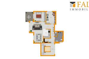 Traumhafter Weitblick – Hochwertige 3-Zimmer-Wohnung mit  Balkon, Aufzug & Garagenstellplatz – 60435 Berkersheim, Frankfurt am Main – Vorschaubild 18