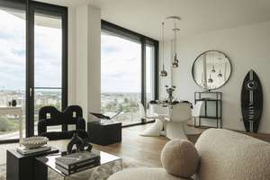 Urban wohnen mit Alpenblick – Stilvolles Design-Apartment mit Dachterrasse & Concierge-Service – Die vollständige Adresse der Immobilie erhältst du vom Anbieter., 80639 Nymphenburg, München – Vorschaubild 7