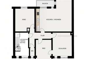 Charmante und großzügige 3-Zimmer-Altbauwohnung mit Balkon im Dortmunder Kreuzviertel – 44137 Westfalenhalle, Dortmund – Vorschaubild 15