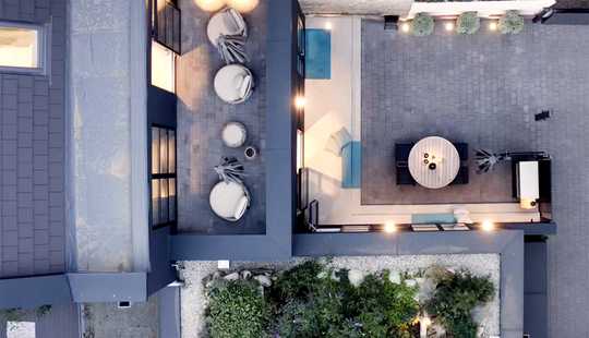 Bild von Townhouse mit Terrasse, Balkon und Einbauküche
