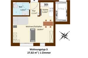 Helle 1-Zimmer-Wohnung in Innenstadtnähe – Sodenstraße 5, 30161 Oststadt, Hannover – Vorschaubild 7