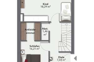 Gemütliche Maisonettewohnung mit Balkon in Bonn – Die vollständige Adresse der Immobilie erhältst du vom Anbieter., 53121 Dransdorf, Bonn – Vorschaubild 21