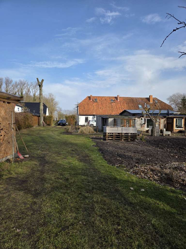 Immobilie in Altenpleen - Einmaliges Grundstück mit schöner und kuscheliger  DHH - Blick auf den Bodden - Bild 4