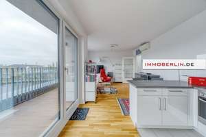 IMMOBERLIN.DE - Wasserblick! Lichtstarke Wohnung mit Südterrasse in neuer Trendlage – Die vollständige Adresse der Immobilie erhältst du vom Anbieter., 12459 Oberschöneweide, Berlin – Vorschaubild 2