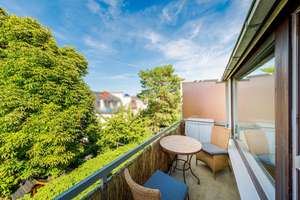 Frankfurt-Oberrad: Modernisierte Einzimmerwohnung mit Dachterrassenblick – möbliert, sofort bezie – 60599 Oberrad, Frankfurt am Main – Vorschaubild 4
