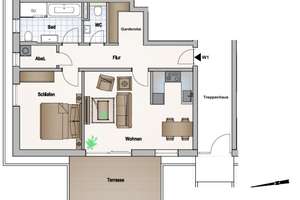 Hochwertige 2 Raumwohnung mit Terrasse und Vorgarten zu verkaufen! Neubauprojekt! – Klingerstraße 14, 1139 Mickten, Dresden – Vorschaubild 15