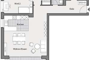 Exklusive 4-Zimmerwohnung mit Sonnenterrasse und Privatgarten im QUARTIER an der OPPENHEIMER – Die vollständige Adresse der Immobilie erhältst du vom Anbieter., 55268 Nieder-Olm – Vorschaubild 11