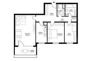 Schwabing-West von seiner schönsten Seite: Helle 3-Zimmer-Wohnung zur Miete in ruhiger Lage – Die vollständige Adresse der Immobilie erhältst du vom Anbieter., 80797 Am Luitpoldpark, München – Vorschaubild 20