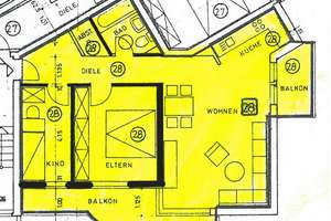 Stilvolle 3-Zimmer-Eigentumswohnung  und Tiefgaragenstellplatz in bester Lage von Düsseldorf-Bilk – 40225 Bilk, Düsseldorf – Vorschaubild 22