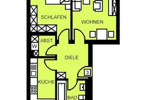 Wohnen mit Charakter: Apartment in Schloßchemnitz – Altendorfer Straße 17, 9113 Schloßchemnitz, Chemnitz – Vorschaubild 2