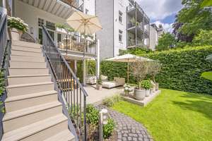 Rarität: Luxussanierter Altbau mit Traumgarten, 3 Terrassen & absoluter Ruhe – Die vollständige Adresse der Immobilie erhältst du vom Anbieter., 20251 Eppendorf, Hamburg – Vorschaubild 8