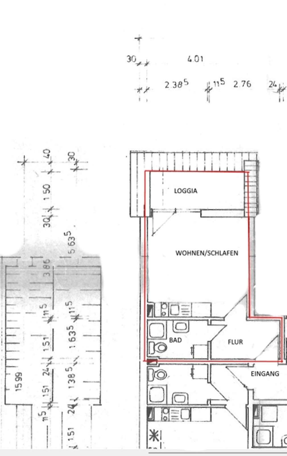 Vermietete 1-Zimmer-Dachgeschoss-ETW mit Balkon u. herrlicher Fernsicht in beliebter Lage von Weende