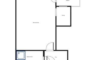 Renovierte 1-Zimmer-Wohnung mit ca. 36 m² und Balkon in Hannover-Mitte – Hagenstr. 35, 30161 Mitte (Ortsteil), Hannover – Vorschaubild 2