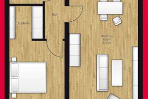 *Erstbezug nach Renovierung* Willkommen zu Hause! 2-Zi-Wohnung mit sonnigem Außenbereich – Jahnstraße 11 B, 40215 Friedrichstadt, Düsseldorf – Vorschaubild 3