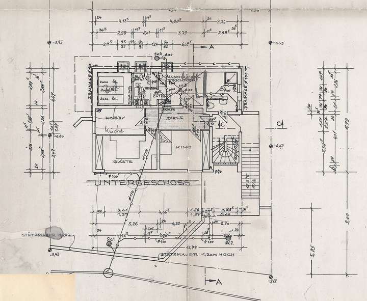Grundriss Untergeschoss
