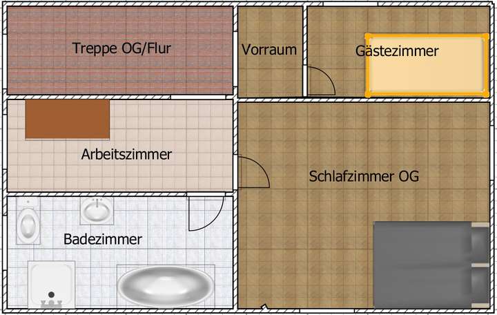 Obergeschoss Dorfstraße 28