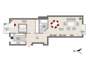 Wohnen in Toplage! 2-Zimmer-Wohnung mit 2 Balkonen sowie TG-Stellplatz – Die vollständige Adresse der Immobilie erhältst du vom Anbieter., 80469 Glockenbach, München – Vorschaubild 20