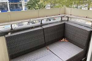 Befristet auf 1 Jahr: möblierte 1-Zimmer-Wohnung  mit Balkon nahe S Halensee – Ringbahnstraße 1, 10711 Halensee, Berlin – Vorschaubild 9