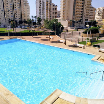 In der Wohnanlage Edén Santa Marta in Cullera, im Racó-Viertel, einer ruhigen Gegend, 500 Meter vom 