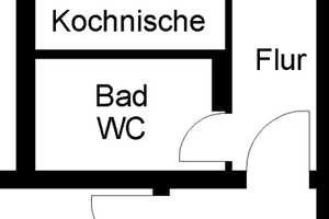Apartment Nähe Uni zu vermieten – Espenstr. 40, 42119 Wuppertal – Vorschaubild 2