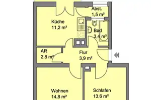 Balkon ins Grüne * Nordstadt * nähe U-bahn – Coburger Str. 19, 90491 Nürnberg – Vorschaubild 3