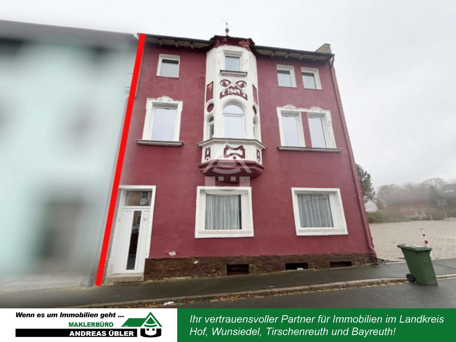 Zentrales Dreifamilienhaus mit 3 Wohneinheiten, Hof Kreis – Bild 1