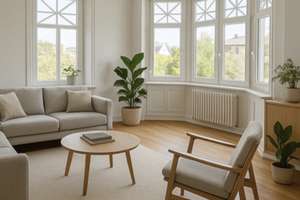 Auf dem Haigst-Exklusive Jugendstil-Etage mit Balkon und traumhaften Panoramablick  über die Stadt