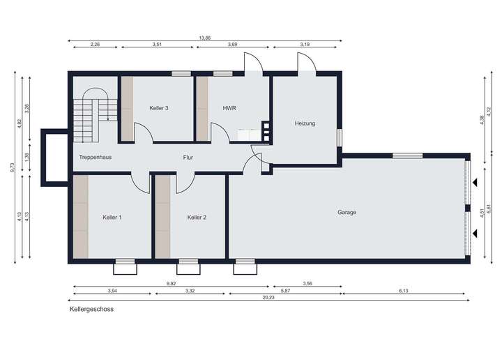 Grundrisse Kellergeschoss