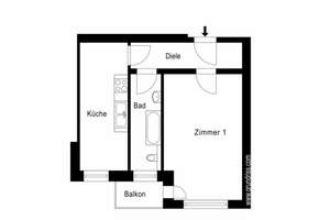 Charmantes 1-Zimmer-Apartment mit Balkon – Meyerheimstraße 15-16, 10439 Prenzlauer Berg, Berlin – Vorschaubild 10