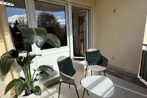 Renovierte, möblierte 2-Zimmer Whg. mit Balkon | Modern furnished Apartment with balcony  – Die vollständige Adresse der Immobilie erhältst du vom Anbieter., 80997 Allach, München – Vorschaubild 9