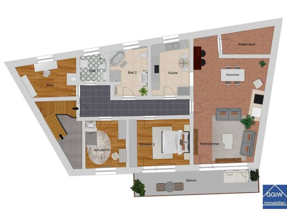 Grundriss 1OG