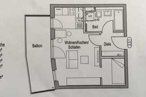 Moderne 1-Zimmer-Wohnung im 3. OG mit Südbalkon in Sendling – München – Vorschaubild 9