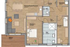 Ihr neues Zuhause: Komfortabler Neubau mit schönem Balkon (WHG 7) – Rheingoldstrasse 1, 65203 Biebrich, Wiesbaden – Vorschaubild 7