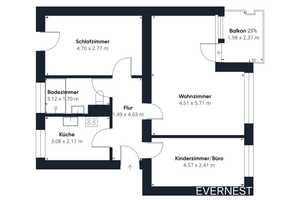 Helle 3 Zi. Wohnung mit Balkon und Garage – Hannover – Vorschaubild 12