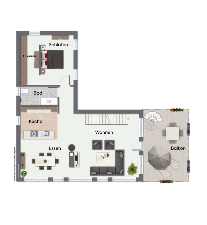 Grundriss Obergeschoss