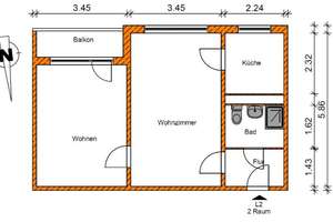 Gemütliche 2-Raumwohnung wartet auf Dich – Bebertaler Straße 3, 39124 Neue Neustadt, Magdeburg – Vorschaubild 10