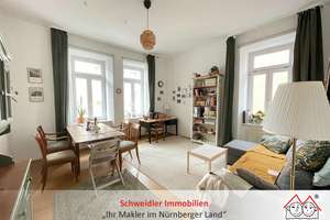 Wohnen im sanierten Altbau! Moderne 3-Zimmer-Wohnung in Nürnberg zur Miete (1. OG)