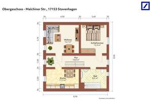 Kleines Reihenmittelhaus mit Grundstück im Zentrum der Stadt ! – Die vollständige Adresse der Immobilie erhältst du vom Anbieter., 17153 Stavenhagen – Vorschaubild 21