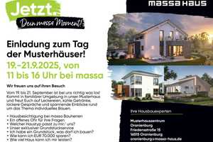 Tag der offenen Tür bei massa haus Berlin 19/20/21 Sept. in Oranienburg – Havelland (Kreis) – Vorschaubild 1