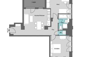 Wohnen im sanierten Altbau: 3-Zimmer mit Loggia im Zentrum-Ost – Lange Straße 24, 4103 Zentrum-Ost, Leipzig – Vorschaubild 12
