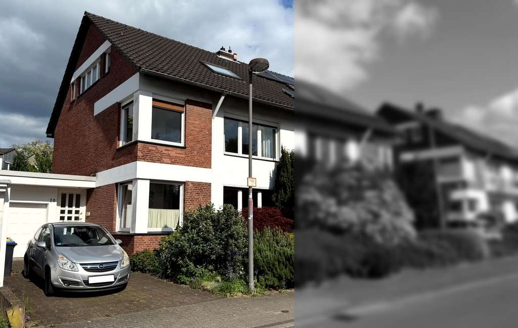 Einfamilienhaus (Doppelhaushälfte) mit Garage und Garten in Ratingen