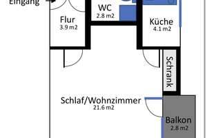 1-Zimmer-Wohnung in der Nordstadt von Hannover – Heisenstraße 3, 30167 Nordstadt, Hannover – Vorschaubild 8