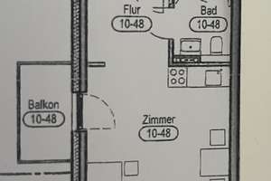 Erstbezug modernes Studio in Greifswald: Kompakter Wohnraum mit Balkon Kfw 40 Plus – Alte Brauerei 10, 17489 Innenstadt, Greifswald – Vorschaubild 2